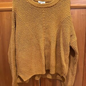 Madewell Mustard Crew Neck Sweater